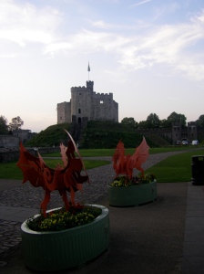 Cardiff Castle in Cardiff, Wales