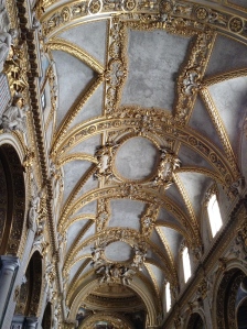 Then there were the ceilings. I wish my camera could show better detail.